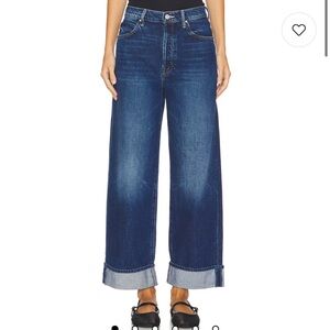 Petite Lil' Mother Spitfire Nerdy Cuff Jeans in Did You Bring Me Anything?